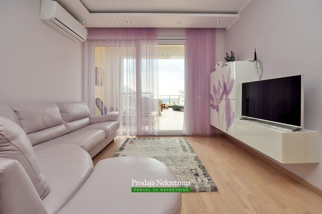 Two bedroom apartment for sale in Budva