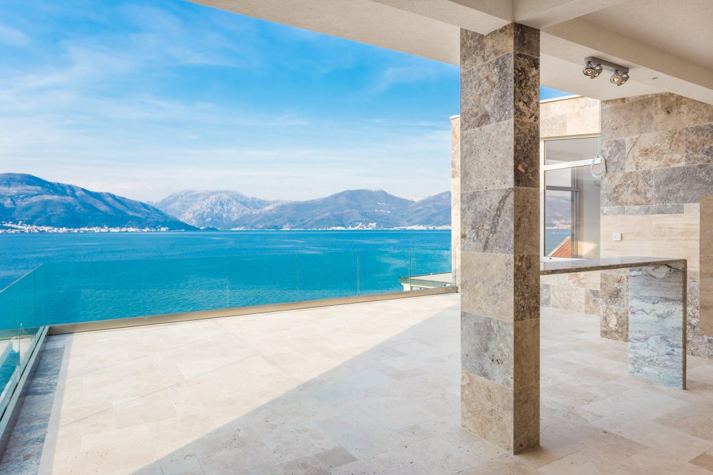 Villa next to beach in Tivat