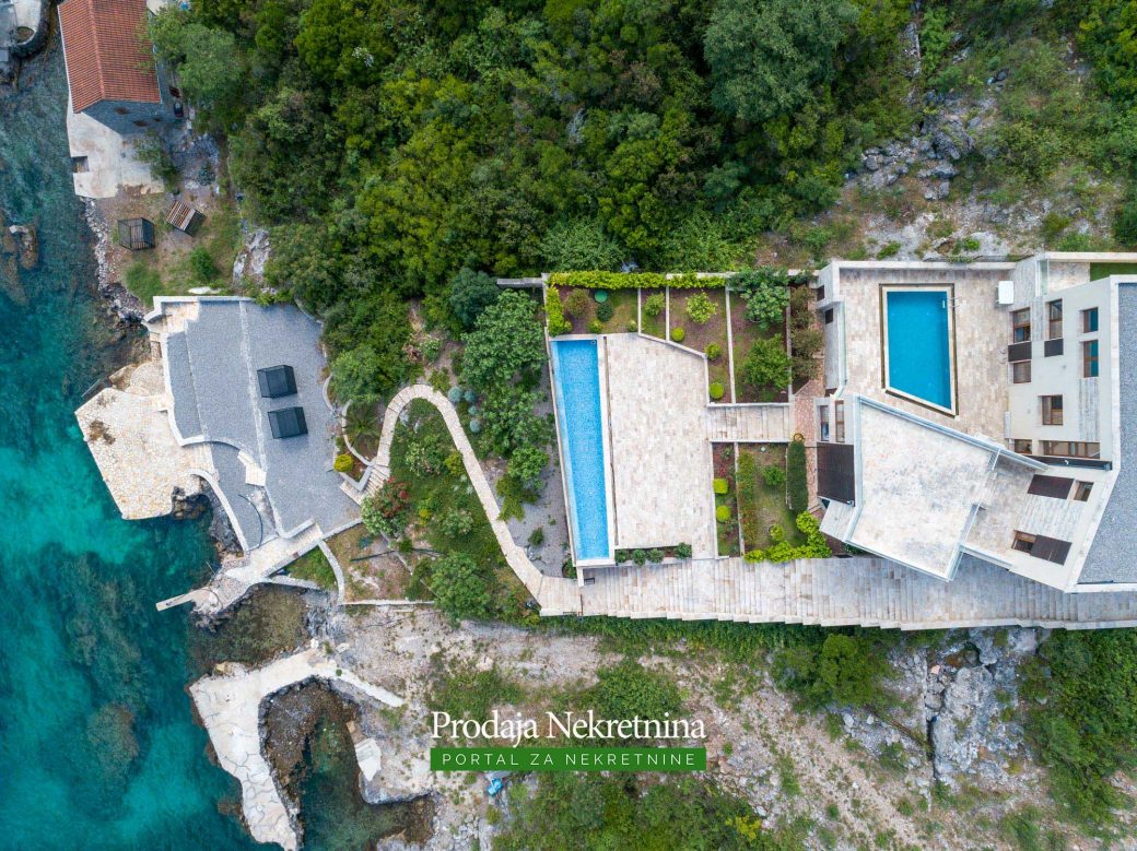 Seafront villa for sale in Tivat Bay