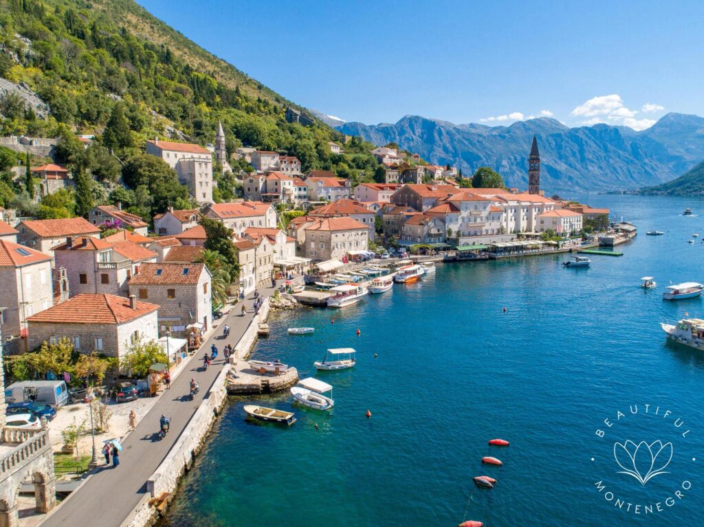 Old Town Perast in Montenegro