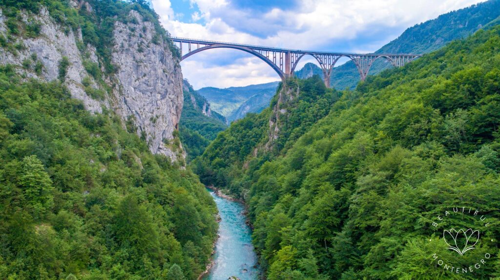 The Đurđevića Tara Bridge in Montenegro